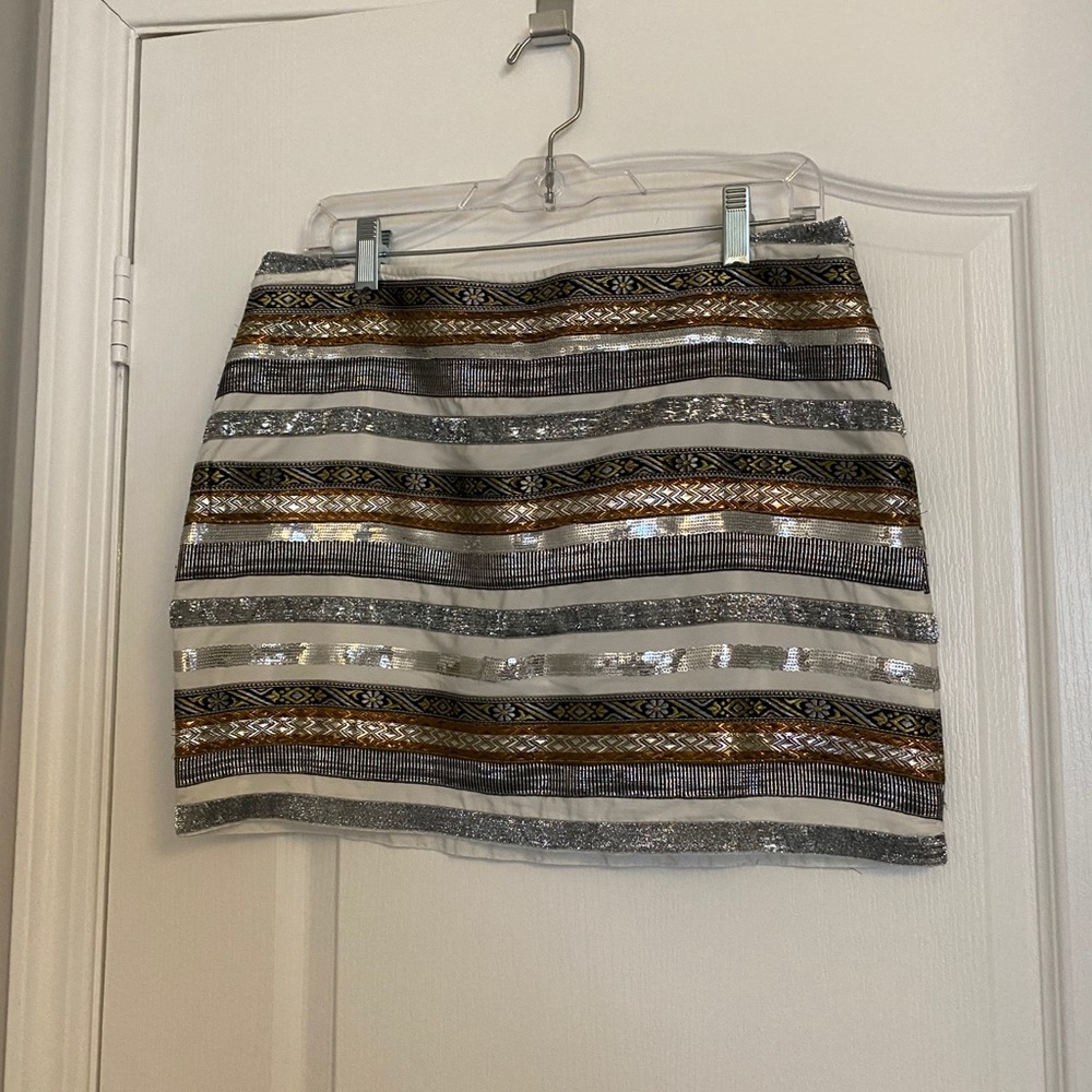 Vero moda Metallic mini skirt